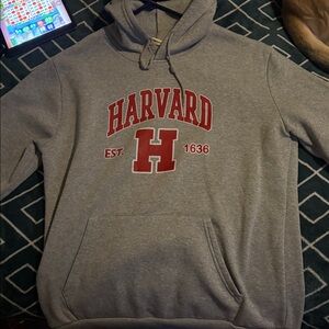 Harvard Gray Hoodie Sweatshirt